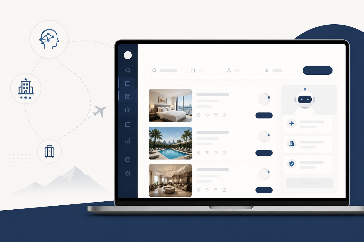 AI-powered hotel discovery — project thumbnail