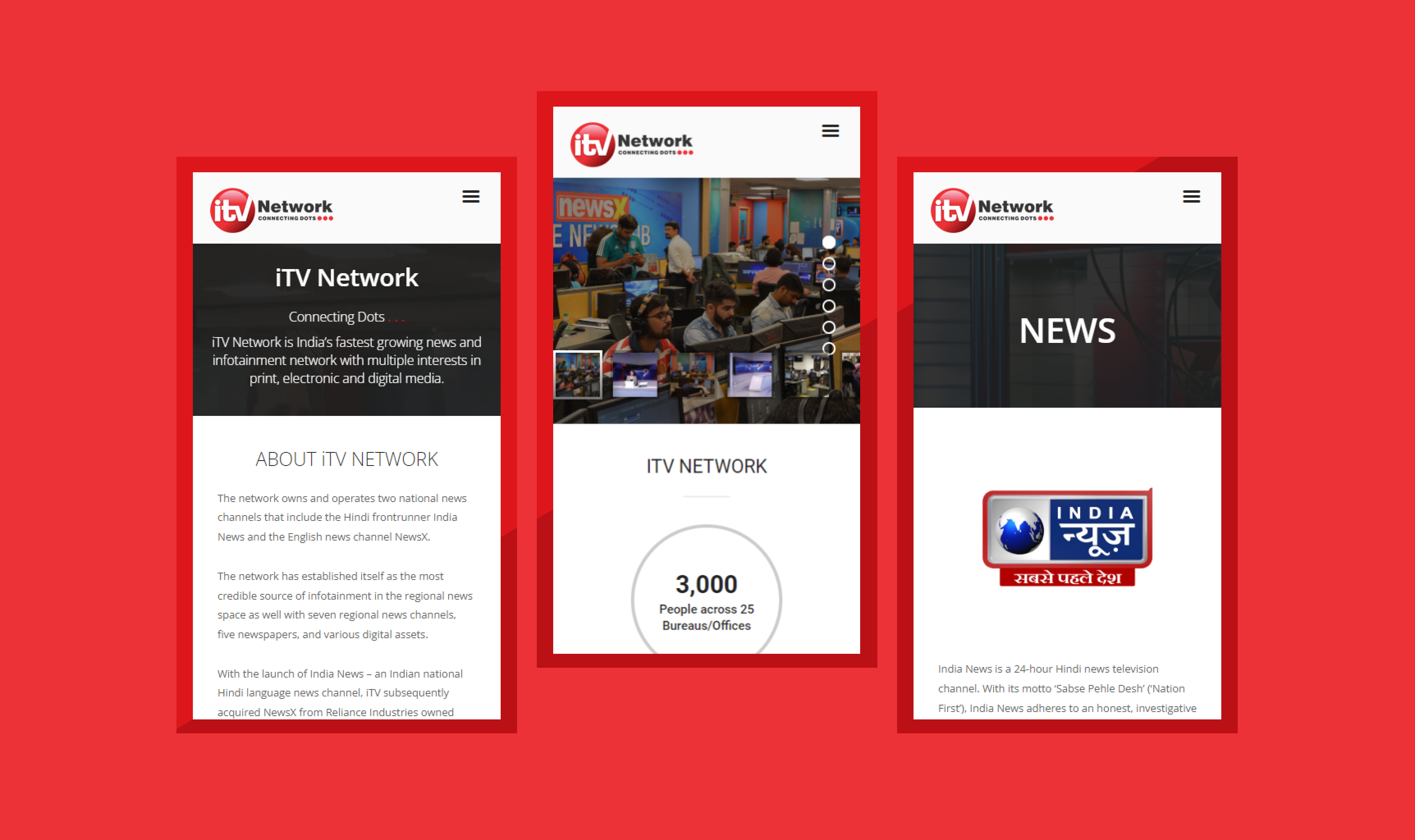 ITV Network channel hub