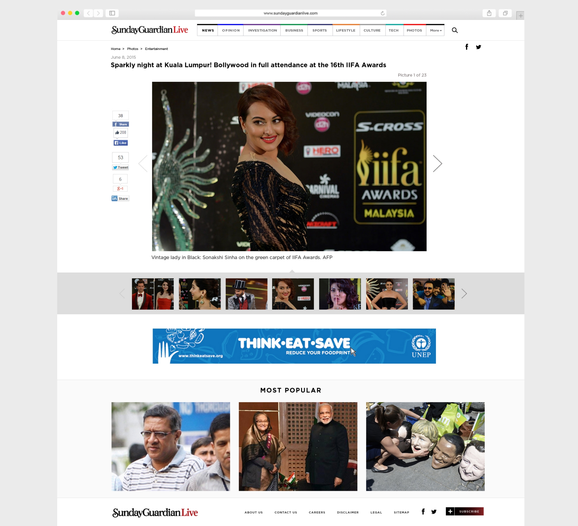 Sunday Guardian article template